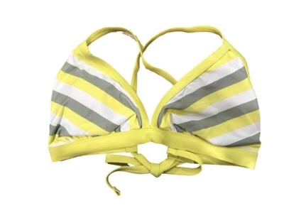 Top de bikini triángulo para mujer - Copa Kona Sol amarillo D/DD Foto 1 de 2