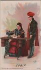 C1892 Singer Manufacturing Co Sewing Trade Card Spain Barcelona Costumes Nation