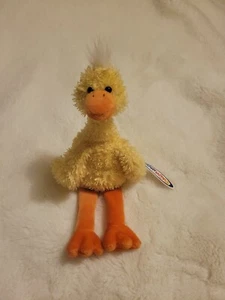 NWT Vintage 2000 Mary Meyer Prairie Pals Duck Yellow Beanie Plush Toy #43120 - Picture 1 of 7