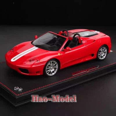 BBR 1:18 Ferrari 360 MODENA SPIDER conversível resina fundido modelo carro presentes vermelho - Imagem 1 de 4