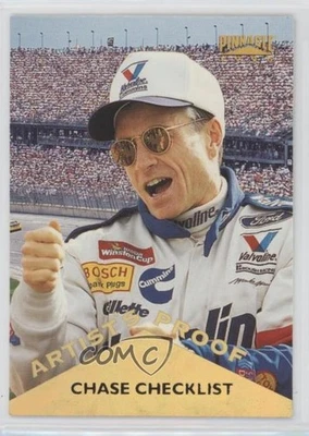 1996 Pinnacle Checklist Artist Proof Mark Martin Checklist #96 HOF - Image 1 of 2