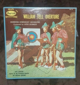 William Tell Overture Hamburg Symphony Orchestra Otto Schmidt Sa-75 LP RPM-33 - Picture 1 of 6