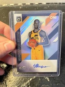 2019-20 Optic MIYE ONI #SS-MON Signature Series AUTO - NBA UTAH JAZZ - Bild 1 von 2