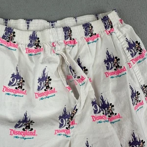 Vintage Disneyland Boxers Shorts Womens Large All Over Print Pink 1991 USA Made - Picture 1 of 12