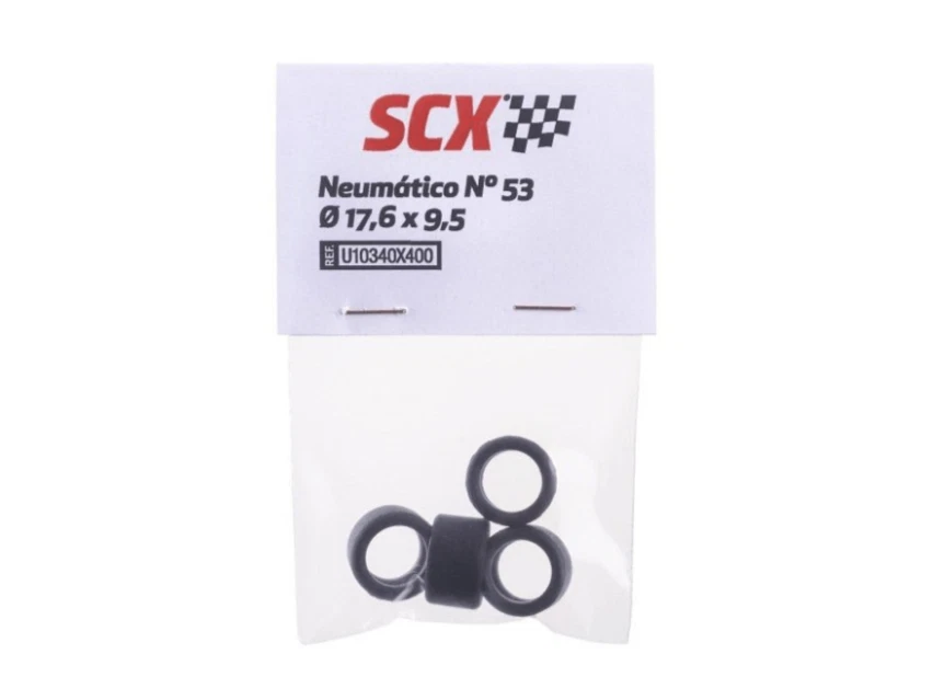 Kit Neumáticos Goma SCX #53 x4 Pack Classic Advance U10340 1/32 Ranura Coche Piezas Foto 1 de 1