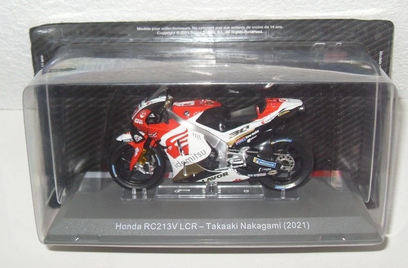 TAKAAKI NAKAGAMI (2021) HONDA RC213V LCR SCALE 1/18 MOTO GP MODEL - Image 1 of 1