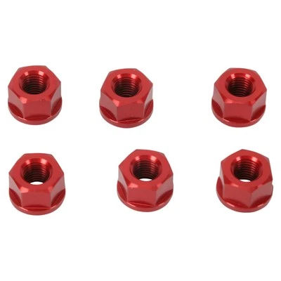 Driven Racing 10mm Sprocket Nuts - Red - DSNRD - Image 1 of 2