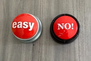 Staples That Was Easy Button And Zany Toys No Button Working - Picture 1 of 7