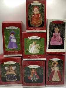 Hallmark Andenken Ornamente Madame Alexander Menge 7 Figuren Urlaub Engel - Bild 1 von 22