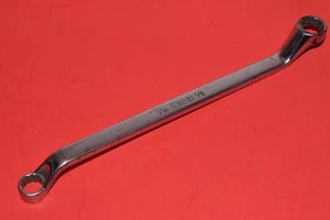 Snap-On Standard 7/16" & 1/2" Double 60° Deep 12-Point Offset Box Wrench XO1416 - Picture 1 of 8