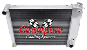 2 Row 1" SZ Champion Radiator for 1967 68 1969 Chevrolet Camaro Small Block Eng - Foto 1 di 7