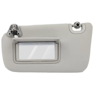 2012-2019 LH Gray Sun Visor With Sunroof Fits Nissan Sentra LEAF 1.6L 1.8L - Picture 1 of 13