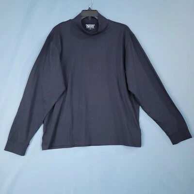 Gander Mountain Guide Series Men's Mock Neck Long Sleeve Shirt Black Size XL - Image 1 of 4