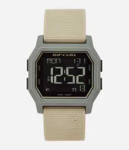 RIP CURL WATCH ATOM DIGITAL SILICONE A2701 Khaki Mens Unisex Surf Waterproof New - Picture 1 of 4
