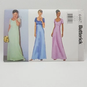 Butterick 6467 Misses' Long High Waist Dress Sewing Pattern Size 12-16 Uncut - Picture 1 of 6