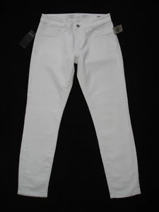 Jeans donna nuovi Mavi Alexa vita media skinny alla caviglia taglia 25 bianco Nolita elasticizzato - Foto 1 di 6