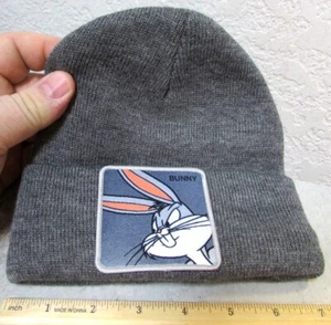 New Grey Bugs bunny Hat Beanie Style one size fits most, winter hat - Foto 1 di 3