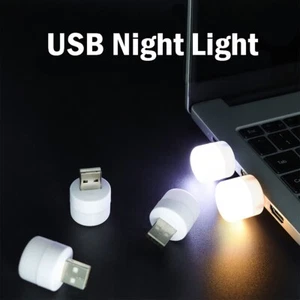 4 szt. Mini przenośny stół nocny USB do czytania Lghit PC Komputer Laptop Zasilanie - Zdjęcie 1 z 7