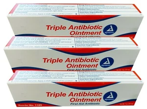 First Aid Triple Antibiotic Ointment 1185 Dynarex 3,5,12 boxes - Picture 1 of 6