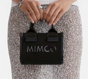 MIMCO CROSSBODY BAG CANVAS & LEATHER PRE-OWNED WORN ONCE GORGEOUS WITH COVER - Picture 1 of 15