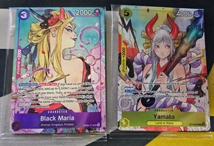 One Piece EN Illustration Box Promo Set: Black Maria OP08-074 & Yamato GT12-016 - Picture 1 of 1