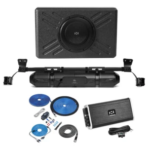 2021-2023 Ford Bronco NVX 12" Sub Enclosure + Sound Bar and Amp w/ Amp Kit - Picture 1 of 23