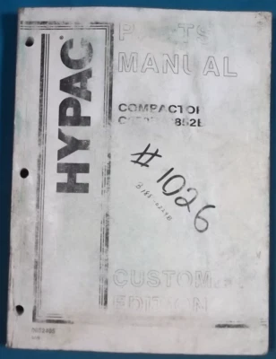 HYPAC C850B C825B COMPACTADOR MANUAL LIBRO CATÁLOGO Foto 1 de 4