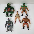 Lot Of 5 Vintage He Man Motu Action Figure, 3 Are 1981, 1 Is 1983 And 1 Is 1984.