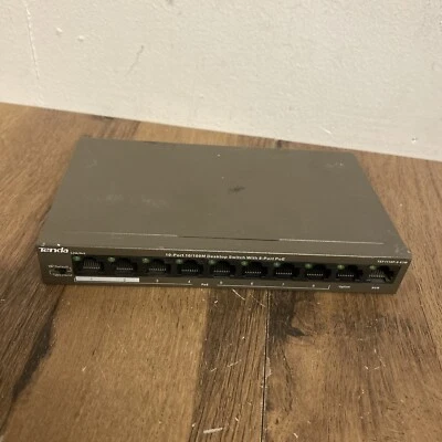 Tenda TEF1110P-8-63W PoE Switch 10-Port 100M Ethernet Network Switch With 8 PoE - Image 1 of 3