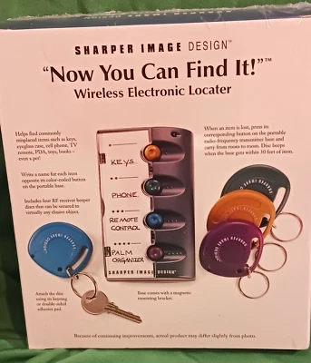 Sharper Image Design Now You Can Find It Wireless Electronic Locater BRAND NEW - Image 1 of 4