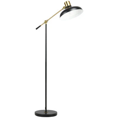Floor Lamps for Living Room, Standing Lamp with Balance Arm, Black - Image 1 of 4