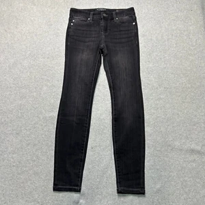 Liverpool Jeans Womens Size 0/25 Petite Black The Skinny Stretch Mid Rise Denim - Picture 1 of 12