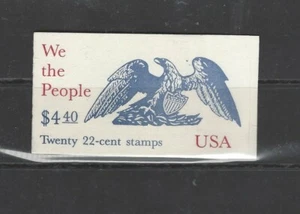 US, 1987, #BK162, 22c Constitution, complete $4.40 booklet - Picture 1 of 1