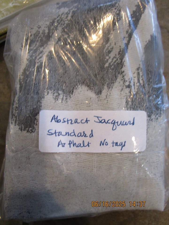 1 West Elm Abstract Jacquard standard sham New wo tags - Image 1 of 1