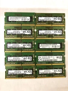 Lot Of 10: Mixed Major Brands:  4GB DDR4 Laptop RAM Sticks - ( Mixed Brand ) - Picture 1 of 3