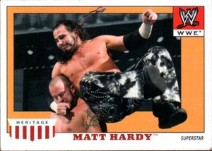 2008 Topps Heritage IV WWE Wrestling Card #34 Matt Hardy