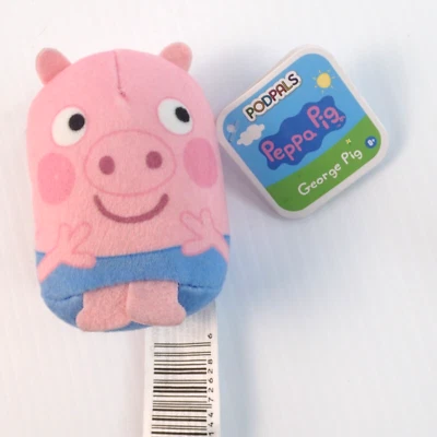 Podpals Peppa Pig George Pig 3.5" Mini Plush With Tags - Image 1 of 3