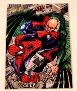 1994 Flair Marvel Card #8 VULTURE vs SPIDER-MAN - Picture 1 of 1