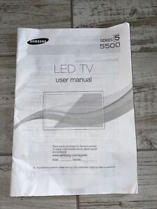 Samsung LED TV Series 5 5500 User Manual 