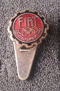 Fiat Button Centro Sportivo Olympia Enameled 11mm - Extremely Rare Old + Original - Picture 1 of 1