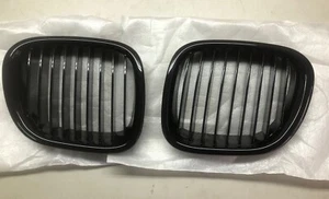 FOR BMW Z3 '1996-'2002 COUPE CONVERTIBLE Front Hood Kidney Grille Glossy Black - Imagen 1 de 3