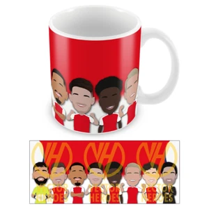 Arsenal 2024-25 Vector Heroes Printed Mug Cup Arteta White Saka etc Gunners Gift - Picture 1 of 1