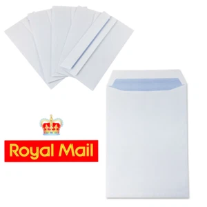 Plain PAPER ENVELOPES A6/A5/A4/DL *Any Qty* White SELF SEAL Small Medium Large - Picture 1 of 24