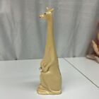 Vintage Plastic Kangaroo Bristle Hair Brush Joey In Pouch Stand Up
