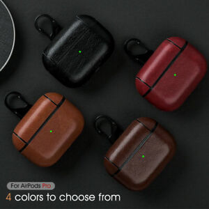 For Apple AirPods Pro 3 2&1 Case Leather Earphone Charging Protective Hard Cover