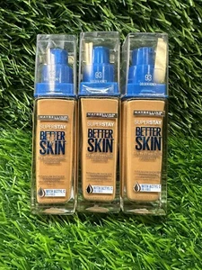 Maybelline SuperStay Better Skin Foundation 93 Golden Honey Unsealed New ~ 3 Pcs - Picture 1 of 1