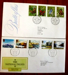 Great Britain: QEII - Butterflies & National Trust 1981 - FDC - VGC - Picture 1 of 1