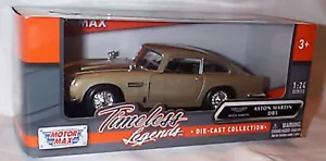 Aston Martin DB5 Cupé en Dorado Modelo Escala 1-24 Motor Max Nuevo en Caja - Imagen 1 de 2