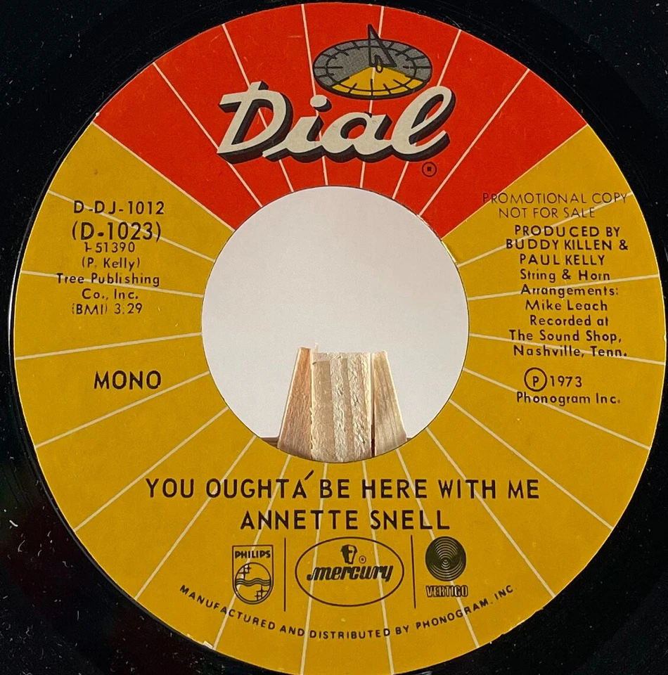 ANNETTE SNELL 45 RPM YOU OUGHTA BE HERE WITH ME MONO/STEREO PROMO - VG+ - Image 1 of 4