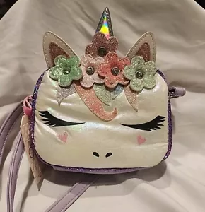 OMG Accessoires Einhorn Crossbody Blumen Krone Miss Gwen Lavendel (Neu mit Etikett) - Bild 1 von 6